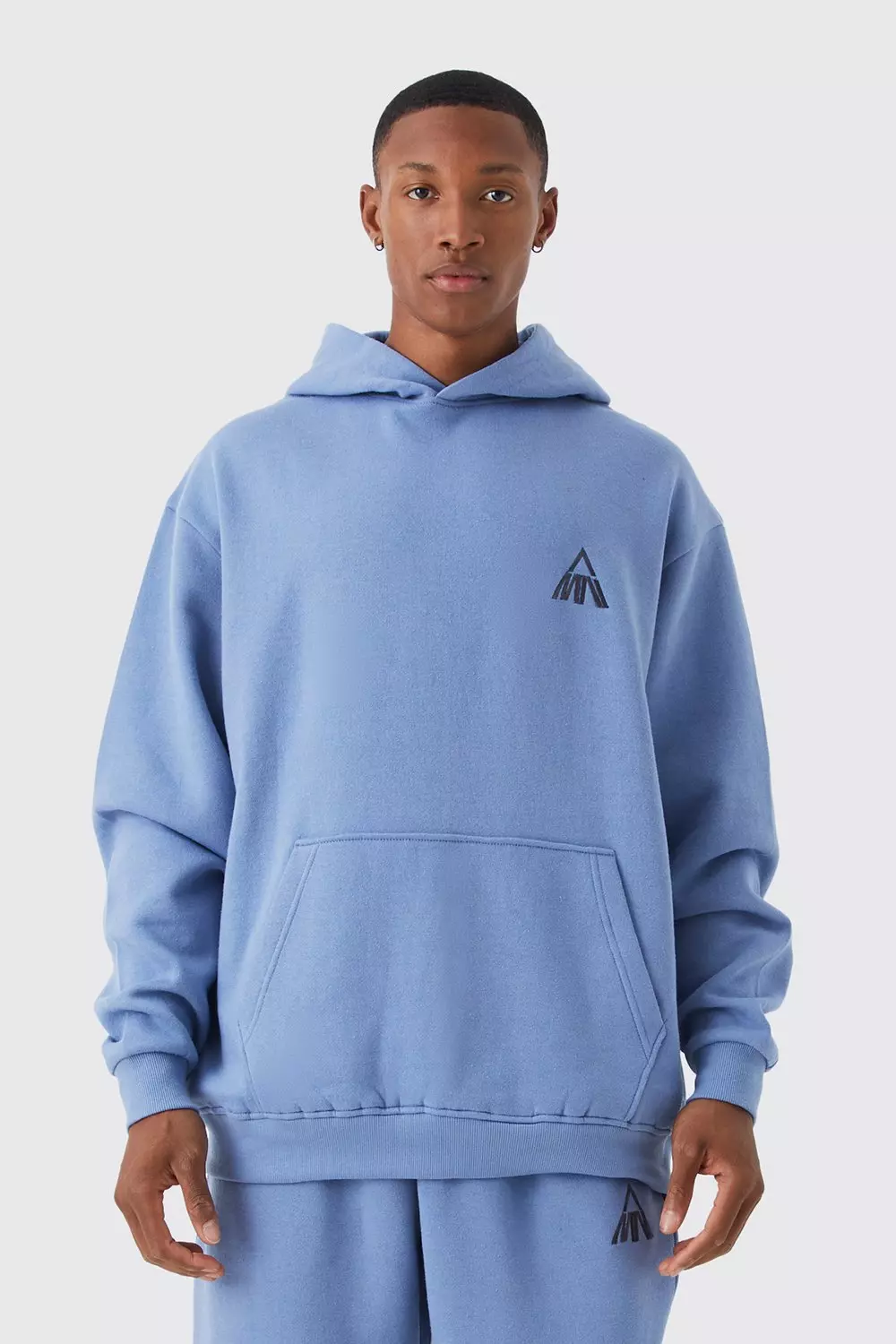 Basic blue online hoodie